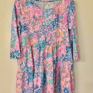 Pre-owned size M girls 6-7 Lilly Pulitzer mini Geanna dress